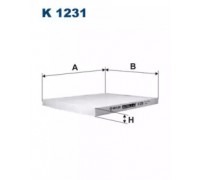 Фильтр, воздух во внутренном пространстве FILTRON K1231 K1231 FILTRON - купить в магазине запчастей по Украине