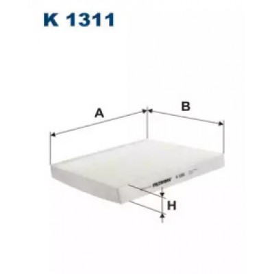 Фильтр, воздух во внутренном пространстве K1311 FILTRON - купить в магазине запчастей по Украине