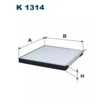 Фильтр, воздух во внутренном пространстве K1314 FILTRON - купить в магазине запчастей по Украине