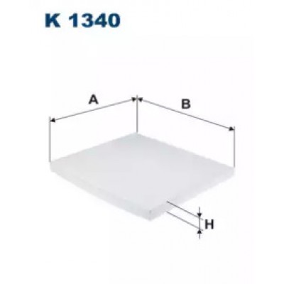 Фильтр, воздух во внутренном пространстве K1340 FILTRON - купить в магазине запчастей по Украине
