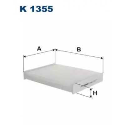 Фильтр, воздух во внутренном пространстве K1355 FILTRON - купить в магазине запчастей по Украине