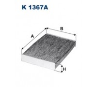 Фильтр, воздух во внутренном пространстве FILTRON K1367A K1367A FILTRON - купить в магазине запчастей по Украине
