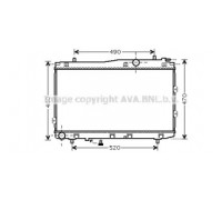 Радиатор, охлаждение двигателя AVA QUALITY COOLING KA2086 KA2086 AVA QUALITY COOLING - купить в магазине запчастей по Украине