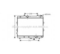 Радиатор, охлаждение двигателя AVA QUALITY COOLING KA2129 KA2129 AVA QUALITY COOLING - купити в магазині запчастин по Україні