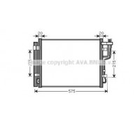 Конденсатор, кондиционер AVA QUALITY COOLING KA5100D KA5100D AVA QUALITY COOLING - купить в магазине запчастей по Украине