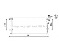 Конденсатор, кондиционер AVA QUALITY COOLING KA5148 KA5148 AVA QUALITY COOLING - купити в магазині запчастин по Україні