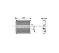 KA6044 AVA QUALITY COOLING - купить в магазине запчастей по Украине