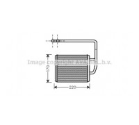 KA6089 AVA QUALITY COOLING - купить в магазине запчастей по Украине