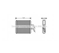 KA6265 AVA QUALITY COOLING - купить в магазине запчастей по Украине