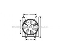 Вентилятор, охлаждение двигателя AVA QUALITY COOLING KA7513 KA7513 AVA QUALITY COOLING - купить в магазине запчастей по Украине
