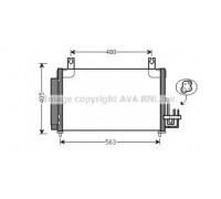 Конденсатор, кондиционер AVA QUALITY COOLING KAA5204D KAA5204D AVA QUALITY COOLING - купить в магазине запчастей по Украине