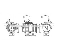 KAK161 AVA QUALITY COOLING - купить в магазине запчастей по Украине