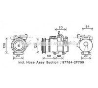 KAK192 AVA QUALITY COOLING - купить в магазине запчастей по Украине