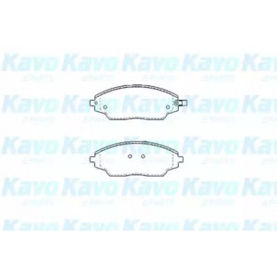 Комплект тормозных колодок, дисковый тормоз KBP1021 KAVO PARTS - купить в магазине запчастей по Украине