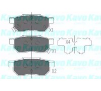 Комплект тормозных колодок, дисковый тормоз KAVO PARTS KBP-2007 KBP2007 KAVO PARTS - купити в магазині запчастин по Україні