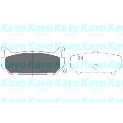 Комплект тормозных колодок, дисковый тормоз KBP4508 KAVO PARTS - купить в магазине запчастей по Украине