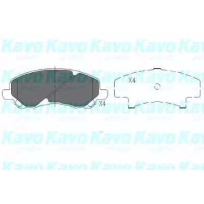 Комплект тормозных колодок, дисковый тормоз KBP5516 KAVO PARTS - купить в магазине запчастей по Украине