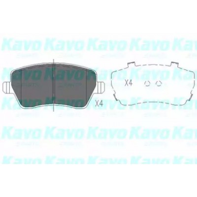 Комплект тормозных колодок, дисковый тормоз KBP6559 KAVO PARTS - купити в магазині запчастин по Україні