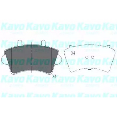 Комплект тормозных колодок, дисковый тормоз KBP6563 KAVO PARTS - купить в магазине запчастей по Украине