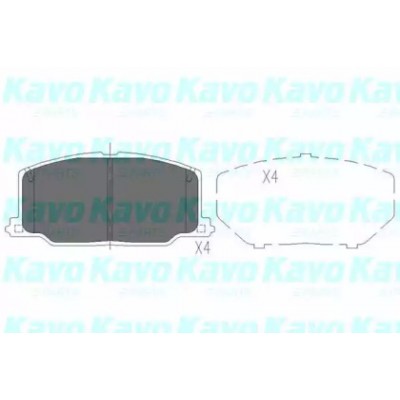 Комплект тормозных колодок, дисковый тормоз KBP9036 KAVO PARTS - купить в магазине запчастей по Украине
