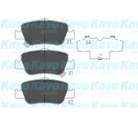 Комплект тормозных колодок, дисковый тормоз KAVO PARTS KBP-9104 KBP9104 KAVO PARTS - купити в магазині запчастин по Україні