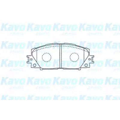Комплект тормозных колодок, дисковый тормоз KBP9140 KAVO PARTS - купить в магазине запчастей по Украине