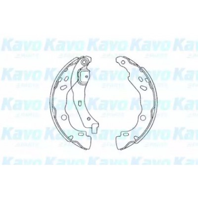 Комплект тормозных колодок KBS7407 KAVO PARTS - купить в магазине запчастей по Украине