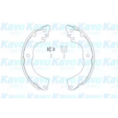 Комплект тормозных колодок KBS7416 KAVO PARTS - купить в магазине запчастей по Украине