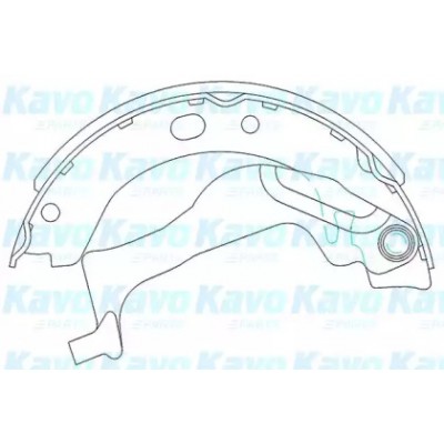 Комплект тормозных колодок KBS9909 KAVO PARTS - купить в магазине запчастей по Украине