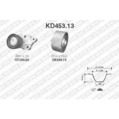 Комплект ремня ГРМ KD45313 SNR - купить в магазине запчастей по Украине