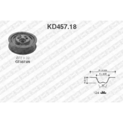 Комплект ремня ГРМ KD45718 SNR - купити в магазині запчастин по Україні