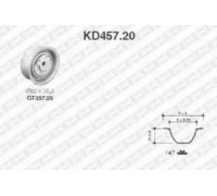 Комплект ремня ГРМ SNR KD457.20 KD45720 SNR - купить в магазине запчастей по Украине