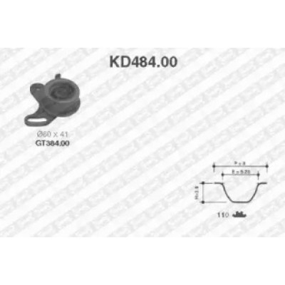 Комплект ремня ГРМ KD48400 SNR - купить в магазине запчастей по Украине