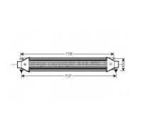 Интеркулер AVA QUALITY COOLING LC4092 LC4092 AVA QUALITY COOLING - купить в магазине запчастей по Украине