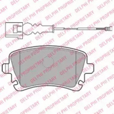 Комплект тормозных колодок, дисковый тормоз LP1911 DELPHI - купить в магазине запчастей по Украине