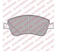 Комплект тормозных колодок, дисковый тормоз DELPHI LP2102 LP2102 DELPHI - купить в магазине запчастей по Украине