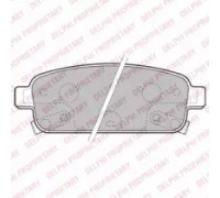 Комплект тормозных колодок, дисковый тормоз DELPHI LP2167 LP2167 DELPHI - купить в магазине запчастей по Украине