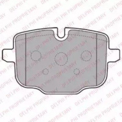 Комплект тормозных колодок, дисковый тормоз LP2246 DELPHI - купить в магазине запчастей по Украине