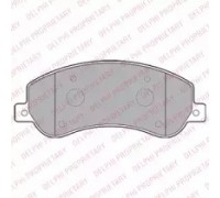 Комплект тормозных колодок, дисковый тормоз DELPHI LP2257 LP2257 DELPHI - купити в магазині запчастин по Україні