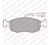 Комплект тормозных колодок, дисковый тормоз DELPHI LP2288 LP2288 DELPHI - купить в магазине запчастей по Украине