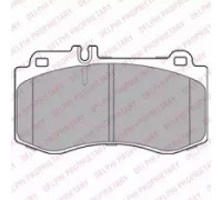 Комплект тормозных колодок, дисковый тормоз DELPHI LP2304 LP2304 DELPHI - купить в магазине запчастей по Украине
