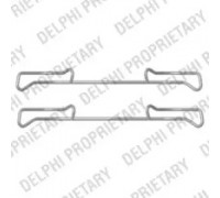Комплектующие, колодки дискового тормоза DELPHI LX0436 LX0436 DELPHI - купить в магазине запчастей по Украине