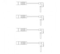 Контрольный контакт, контроль слоя тормозных колодок DELPHI LZ0120 LZ0120 DELPHI - купить в магазине запчастей по Украине