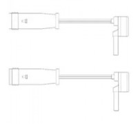 Контрольный контакт, контроль слоя тормозных колодок DELPHI LZ0153 LZ0153 DELPHI - купить в магазине запчастей по Украине