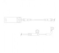Контрольный контакт, контроль слоя тормозных колодок DELPHI LZ0170 LZ0170 DELPHI - купить в магазине запчастей по Украине