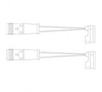 Контрольный контакт, контроль слоя тормозных колодок DELPHI LZ0185 LZ0185 DELPHI - купить в магазине запчастей по Украине