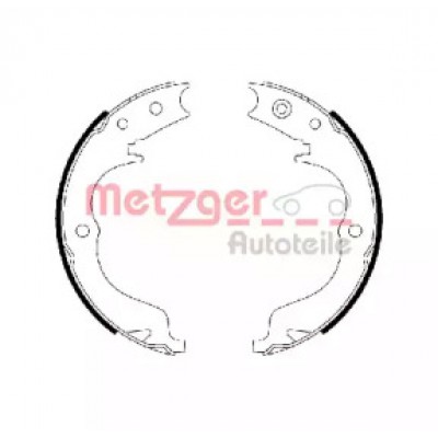 Комплект тормозных колодок, стояночная тормозная система MG110 METZGER - купить в магазине запчастей по Украине