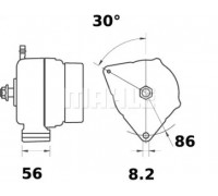 MG214 MAHLE - купить в магазине запчастей по Украине