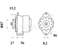 MG254 MAHLE - купить в магазине запчастей по Украине