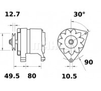 MG533 MAHLE - купить в магазине запчастей по Украине